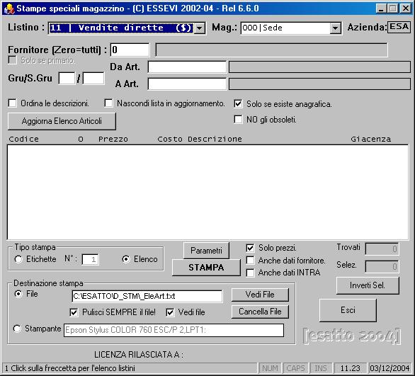 Click per tornare in alto.