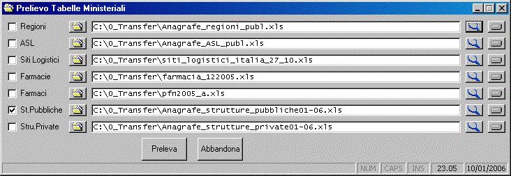 Prelievo Dati Ministeriali