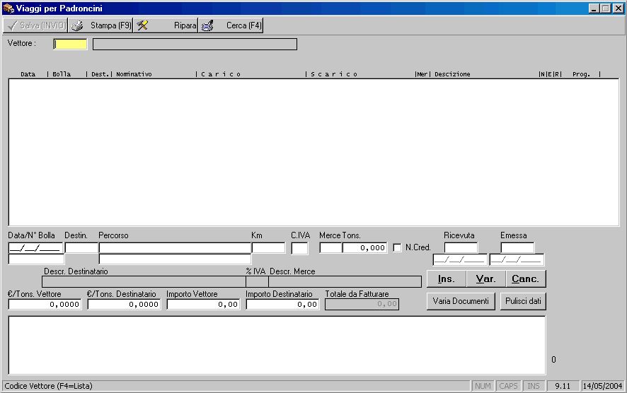 Viaggi Intermediari del Trasporto