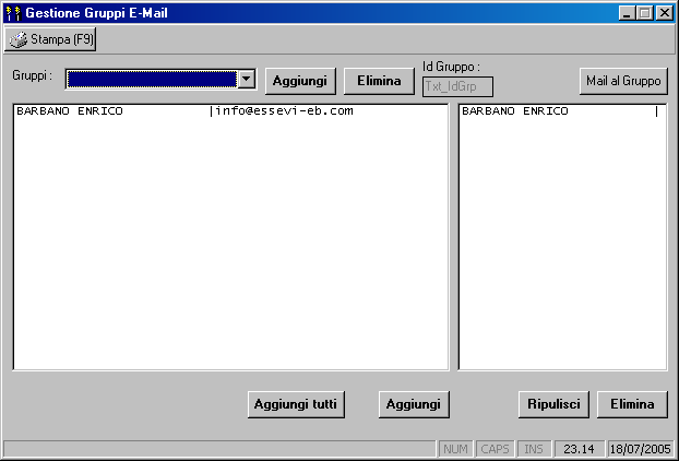 Gruppi E-Mail